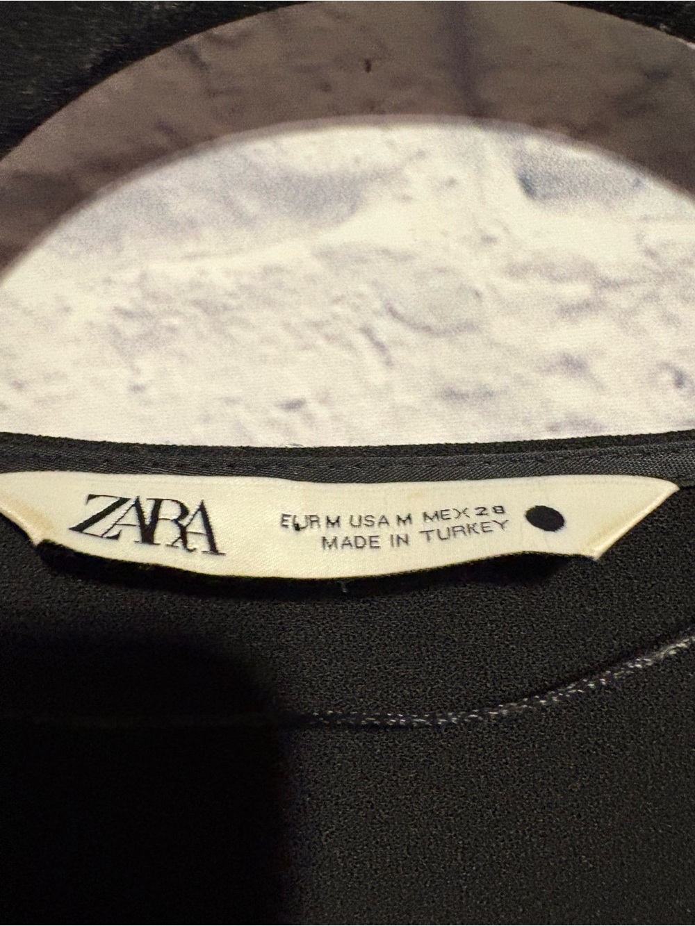 Zara Button Little Black Dress Medium - Picture 6 of 12